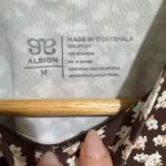 ALBION FIT NEW! Chocolate Micro Floral Long-Sleeve Rash guard Photo 4