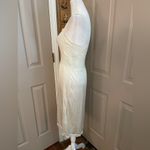 Vanity Fair  Vtg Off White Dupon Lace Nylon Antron III Nylon Slip/Dress Sz. 32. Photo 3
