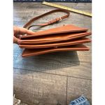 Street Level  Brown Demi Foldover Vegan Leather Crossbody Bag purse Photo 4