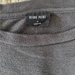 Blank Paige  Gray Cropped "Weekend" Long Sleeve Sweatshirt Size Medium‎ Photo 6