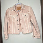 Lucky Brand Pink Jean Jacket Cropped Denim XS Photo 0