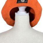 Women’s wool orange beret light academia Photo 1