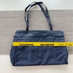 Vintage AVON Navy Blue Vinyl Large Tote Bag Photo 6