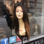 Wig sale Dark Brown Highlight Thick natural layers Photo 5