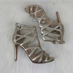 Vince Camuto Women's  Fantin Caged MultiStrap Stiletto Heel Sandals Size 9.5 Gold Photo 0