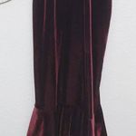 Superfoxx Vintage  Red Velvet Halter Top Dress Size XS Photo 4