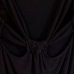 Sexy midi •low back revealing little black dress Size L Photo 2