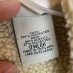 LL Bean women's large vest faux suede and Sherpa lined gorp tan camel Photo 7