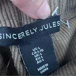 Anthropologie Sincerely Jules Brown Corduroy wide leg pants NWOT Photo 5