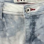 EV1 Jeans Alex Relax Vintage 10 Tie Dye Blue White Denim Stretch Distressed Boho Photo 4