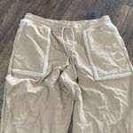 Nike Essential Woven High Rise Pants Womens Large Beige Baggy Joggers Size XXL Photo 4