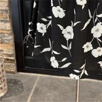 Gibson  Black and White Floral Blouse Photo 7