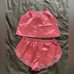 La Senza Pink Lace Trim Sleepwear Set Photo 1