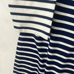 Vineyard Vines   Knit Shift Dress Medium Navy Ivory Preppy Casual Career NWOT Photo 2