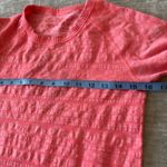 Lululemon Rest‎ Less Pullover Heather Electric Coral Long Sleeve Size 4 Red Photo 6