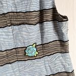 Piazza Sempione  Size 48 Fit M/L Sleeveless Textured Sheath Dress Blue Gray Photo 5