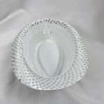 Sliver jazz hat birthday party sequin hat Silver Photo 3