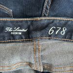 The Limited  Denim Cutoff Shorts Womens 10 Dark Wash Frayed Hem Stretch Casual Photo 3