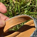 Coach Jorgina Tan and Silver Wedge Sandals Size 10 Photo 7