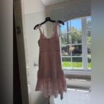 Revolve Parker Pink Eyelet Bow Strap – Size 2 Odysseia Dress in Pearl Blush Photo 12