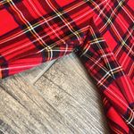 Peter Nygard NYGARD Luxe Slims Red Tartan Plaid Ankle Jeggings Womens MEDIUM (10-12) #129 Photo 3