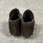 Circle G  Corral Fringe Ankle Boots Womens 6 Distressed Leather Western Booties Photo 6