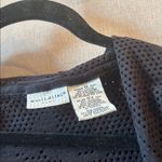 White Stag  Black Mesh sleeveless, hooded, zip front swimsuit, cover up 1X Photo 2