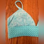 Seafolly  Australia Marloe Banded Bralette Bikini Top - Atoll Blue size US 4 NWT Photo 3