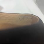 Anthropologie Women’s Black Suede Wedge Sandal Size 10 Bows Wood Heel NEW Photo 5