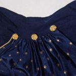 Longitude One Piece Swimsuit-Size 8 Tall-Shelf Bra-Gold Buttons-Stars-Union Made Photo 3
