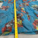 Ivy Park Adidas x Organza Jacket M Floral Print Hooded Long Coat Beyonce Photo 4