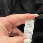 White House | Black Market Black & Gold Fringe Boho V Neck Blouse NWT Sz L/XL Photo 7