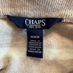 CHAPS  Tan and White Striped Blouse size M Photo 5