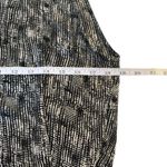 ASTR the Label Black White Print Jumpsuit Cutout Back Large Neutral Minimalist Photo 12