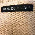 Hot & Delicious  Cream Fringe Knit Sweater NWOT Photo 4