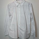 Talbots Perfect Shirt Classic Casual Button Up Multi Color Clip Dots Size XS P Photo 0