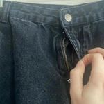 SheIn Black Distressed Denim Flap Cargo Pockets Jogger Jeans Grunge Photo 3