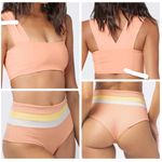 l*space L* Parker Top & Portia Bikini Bottom Set - Tangy Orange Lemon
Yellow White Photo 1