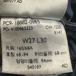 Levi's Levi’s 721 Stretch High Rise Skinny Distressed Denim Jeans 27 Photo 7