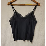 Vintage Deena Cami Top Y2K Dark Coquette Whisigoth Fairy Grunge Lingerie Size 40 Black Photo 2