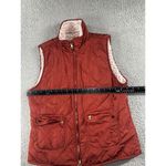 Love Tree  Vest Women‎ Reversible Quilted Fleece Sherpa Full Zip Photo 4