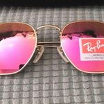 Ray-Ban NEW Hexagonal Flat Pink Mirror Sunglasses Photo 1