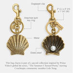 Coach  Summer Shell Bag Charm Keyring NEW with tags Photo 2