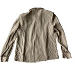 Vintage C.E.O. Button Down Blouse Tan Size 10 Photo 5