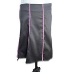 Vintage Y2K Heart Moon Star Black Mini Skirt Pink Contrast Stitching Size 2 Photo 8