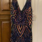 Sparkly Blue Prom Dress Size 2 Photo 1