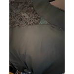 Soma  Women's Green Satin Lace Long Robe Size S/M Photo 11