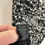 Ann Taylor Graphic Sonnet Print Tie Waist Dress Black White Geo Sheath NO BELT M Photo 11