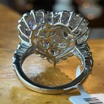 Genuine Tanzanite Sterling Silver Heart Ring Size 7 Photo 4