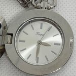 Regal Sweden fashion pendant pocket watch 31mm faceted large crystal running Photo 3